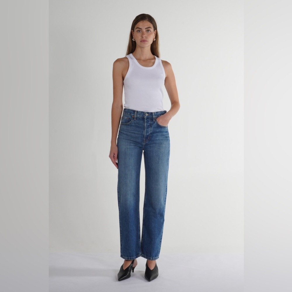 NWT Etica Tyler Vintage Straight Leg Jeans Dark Wash 27